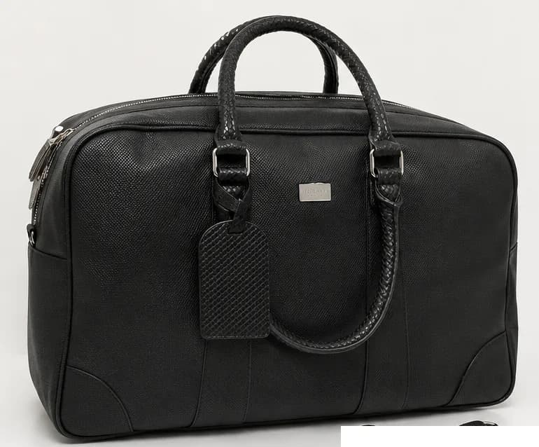 Ted Baker RIPLEEY Textured PU Holdall Bag –Black Genuine Brand New with Tags