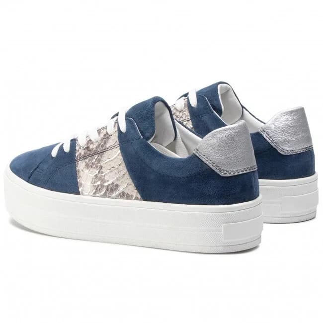 WOMEN'S MARCO TOZZI TRAINERS NAVY/COMB 890 UK SIZE 5 EU 38