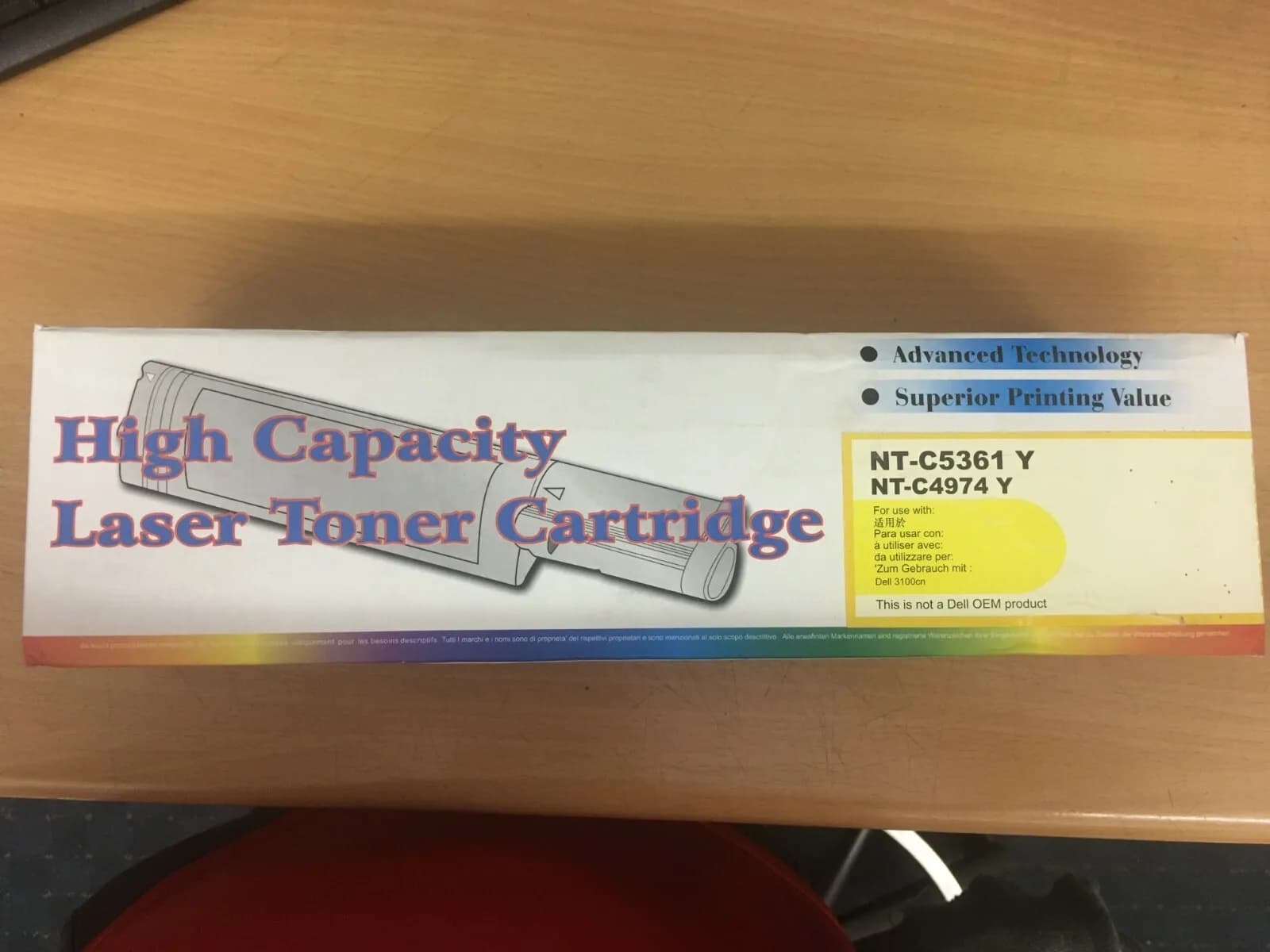 Yellow NON-OEM Compatible Toner For Dell 3000 3100 3000CN 3100CN