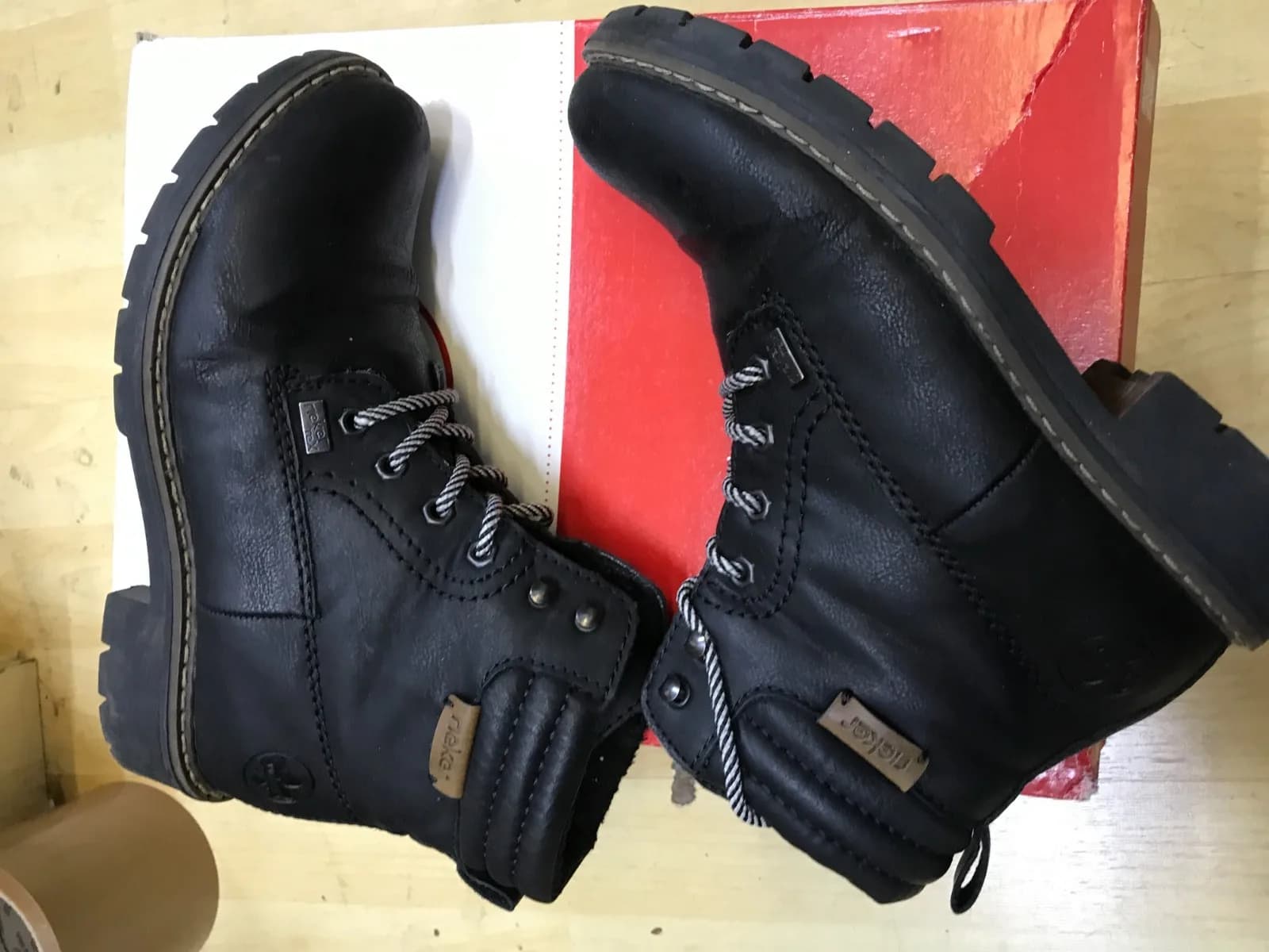 Women's Rieker Ankle boots Y9125-00 black uk size 3.5