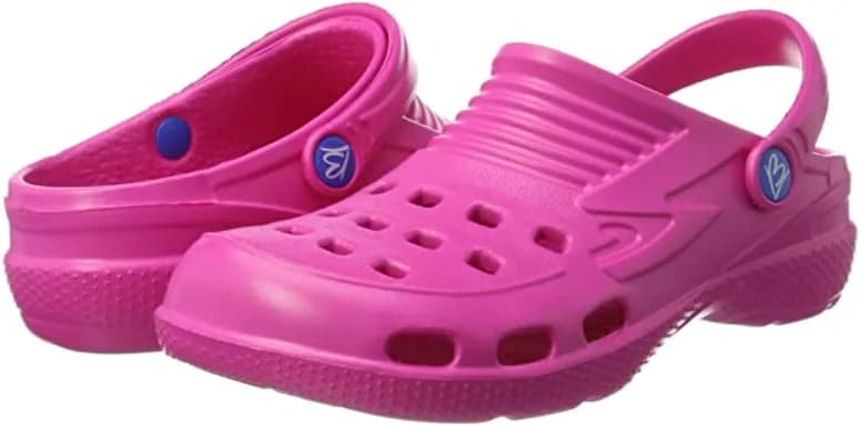 Beck Women's Clogs Summer Shoes Pink Slip On UK 4.5 - 5