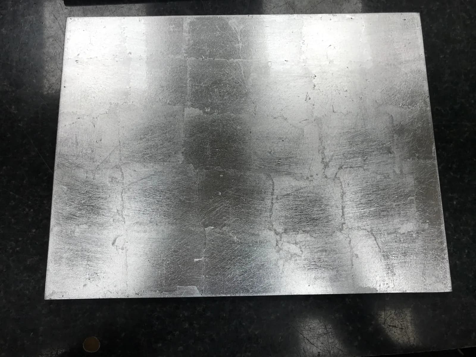 John Lewis Lacquered Placemats, Set of 6, FSC-Certified (MDF), Silver
