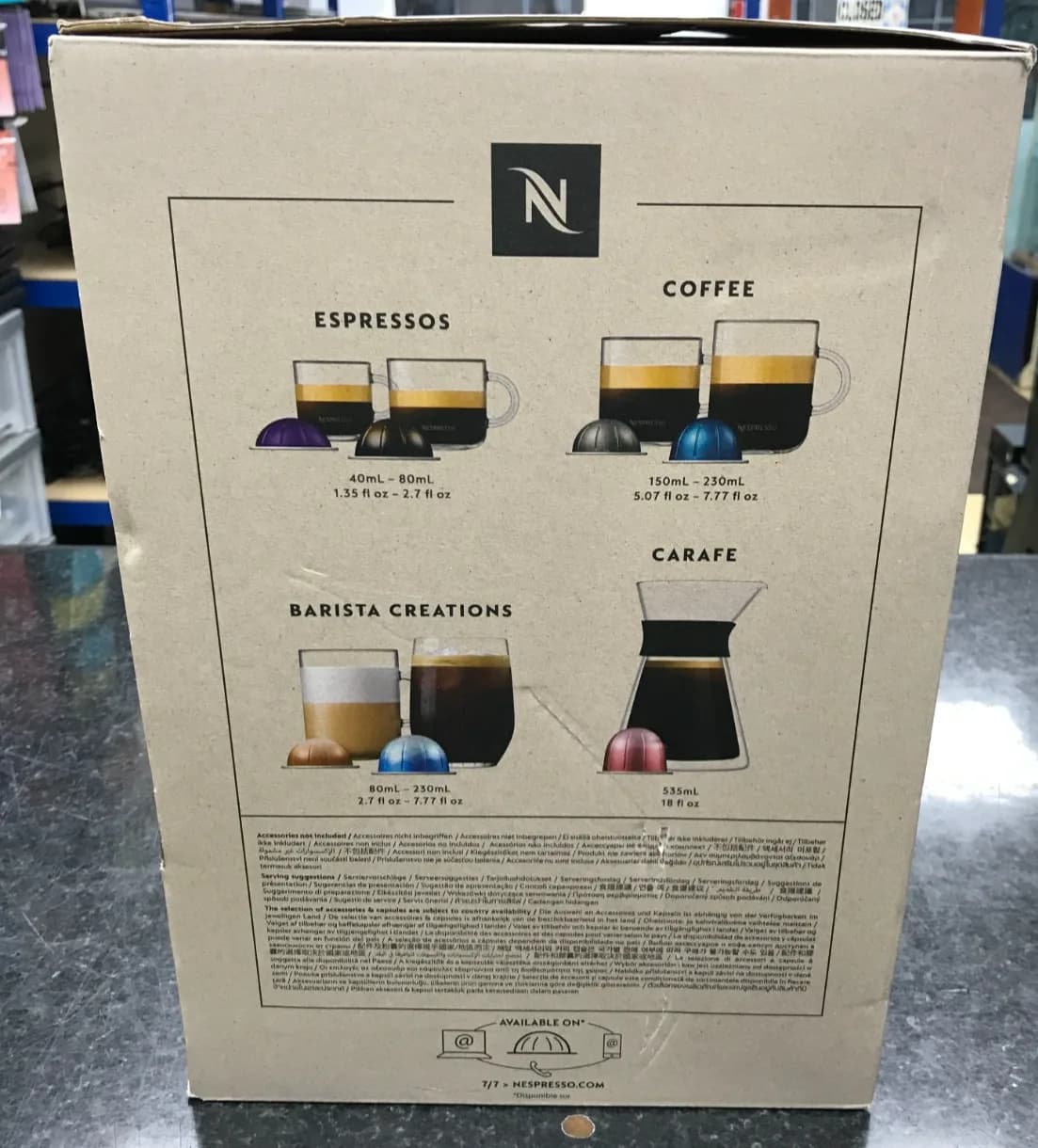 Nespresso Vertuo Next 11709 Coffee Machine By Magimix Black