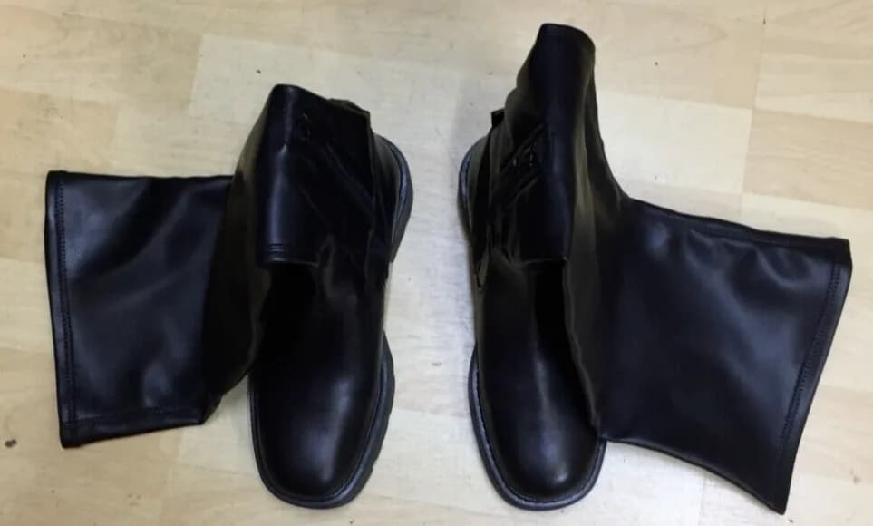 Free People Holden Over-the-Knee Black Stretch Boots Platform Lug EU37 UK 4