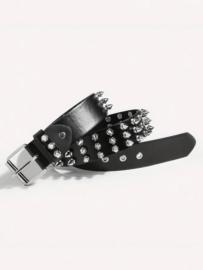 Punk Rivet Stylish Rock Heavy Metal Dark Style Belt