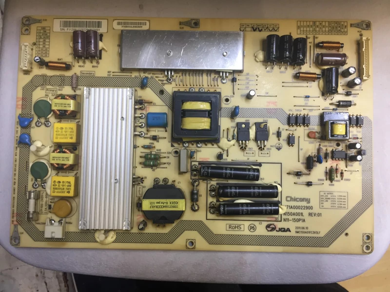 POWER SUPPLY PSU BOARD FOR TOSHIBA 40TL868 TV