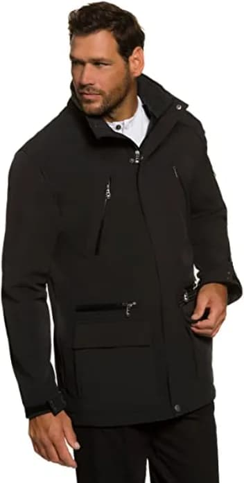 JP JOHANN POPKEN 1880 Men's Soft shell jacket Jacket Black autumn WINTER