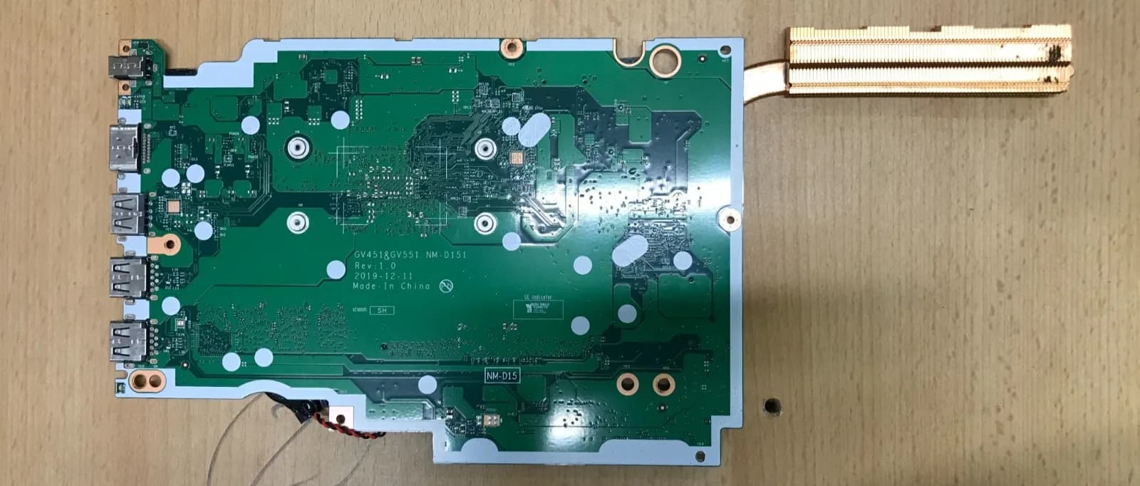 Genuine Lenovo V15-ADA Laptop Motherboard Ryzen 5 Gen Unknown Faulty No Display