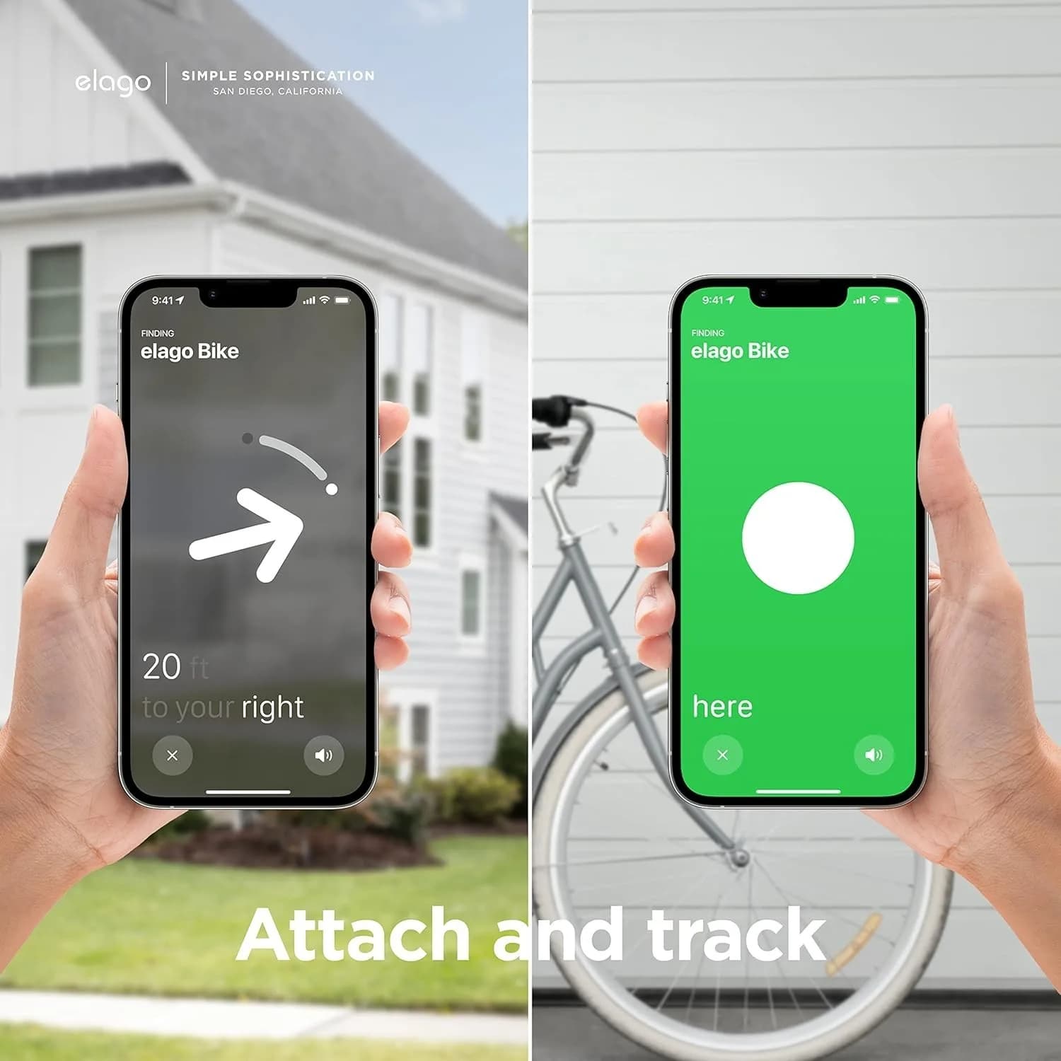 elago Silicone Pad Compatible with Apple AirTag Case Holder with Adhesive Sticke