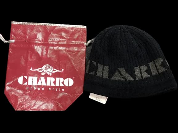 CHARRO Men's Winter Beanie Hat 18945 Dark Navy Marine One Size With Free Bag