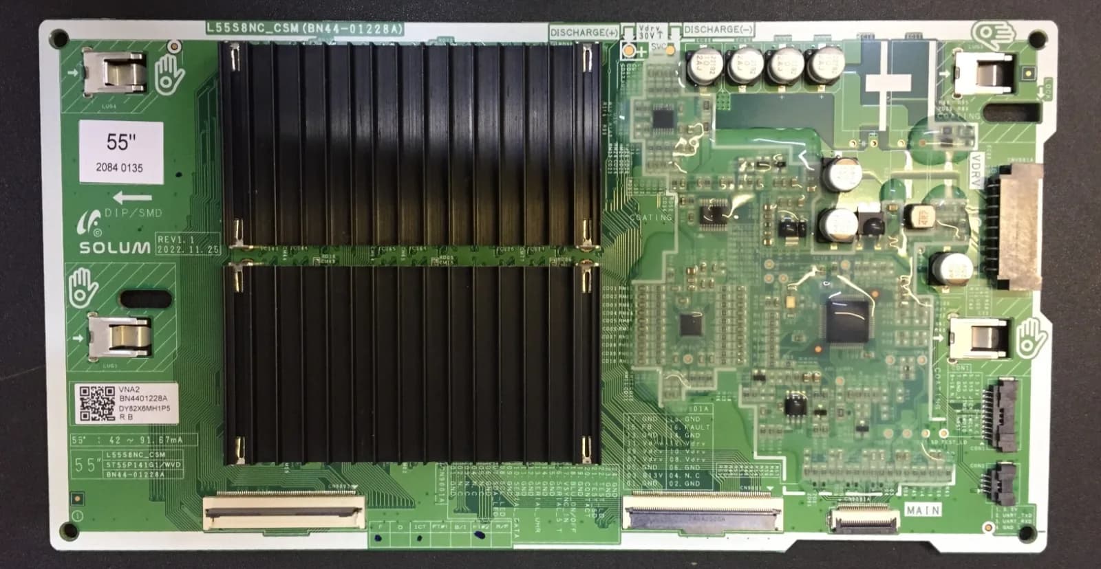 SAMSUNG QE55Q80DAT TV BN44-01228A TV DC VSS-Driver Board L55S8NC_CSM