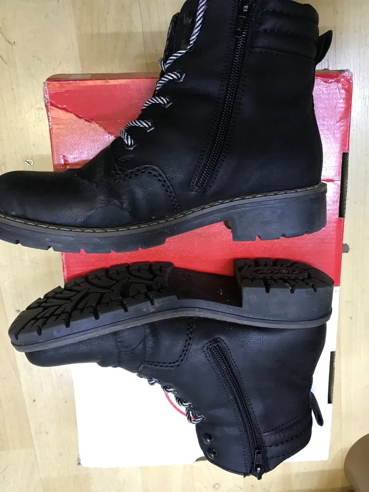 Women's Rieker Ankle boots Y9125-00 black uk size 3.5