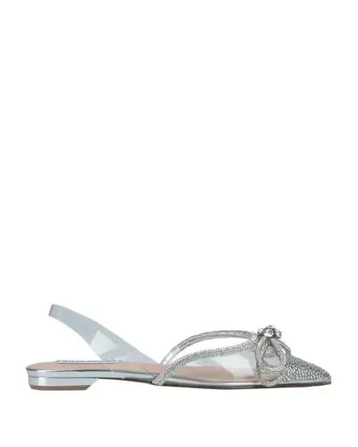 Steve Madden Women's Clear Pointed Flats, Bedazzled with Bow uk 2.5