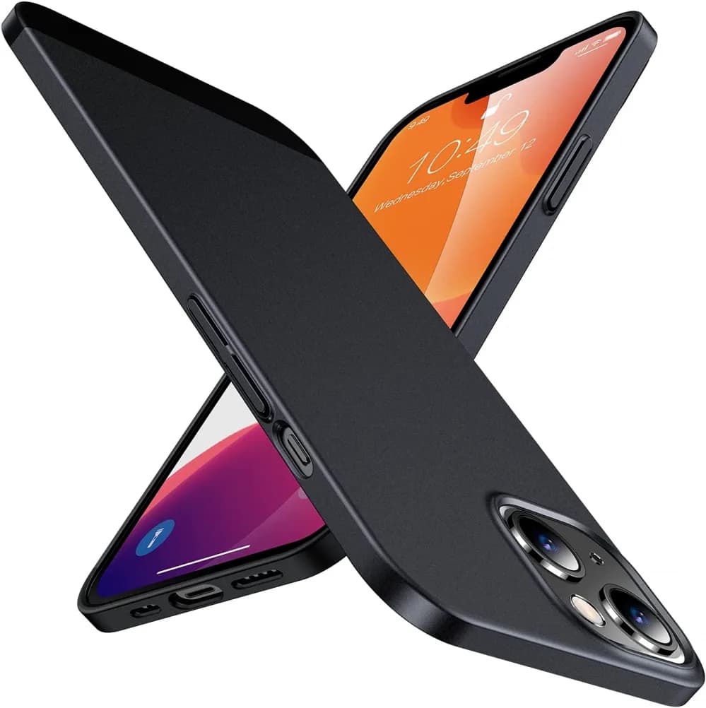 Humixx Protective Case Matte for iPhone 13 Pro Anti Scratch & Fingerprint Black