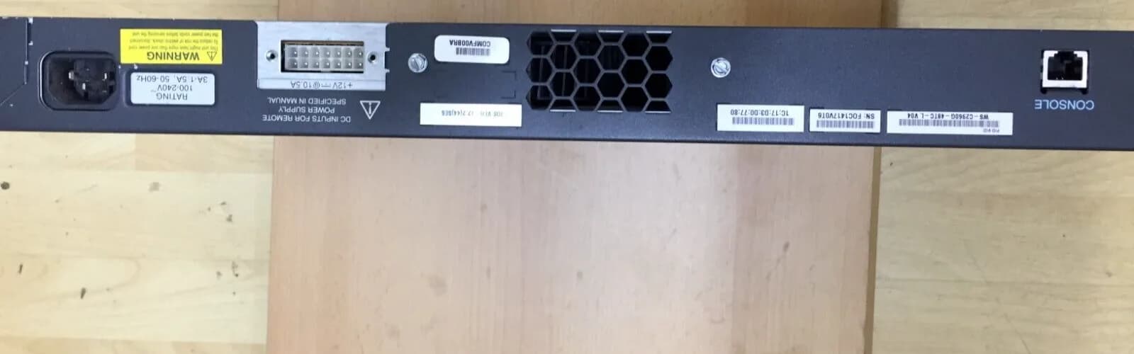 Cisco WS-C2960G-48TC Catalyst Managed Ethernet Switch