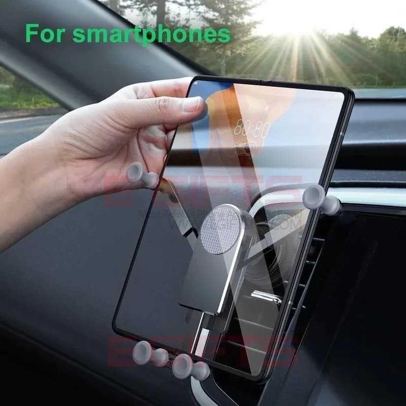 Oatsbasf Folding Screen Car Phone Holder Air Vent Phone Tablet