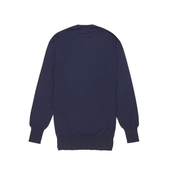 Chess London Men's Malden Navy 100% Cashmere Jumper Cardigan