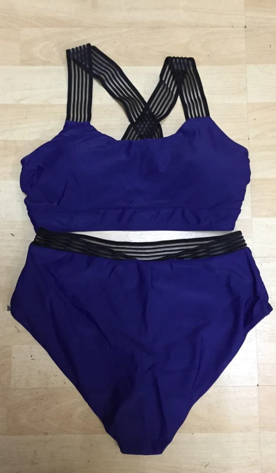 CheChury Womens High Waisted Bikini Set Push Up Swimming Costume Two Piece