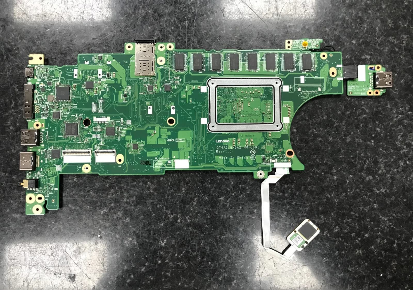 Lenovo X13 Yoga Gen 1 Motherboard Faulty ? read description gt4a3/gx3a2 nm-c891
