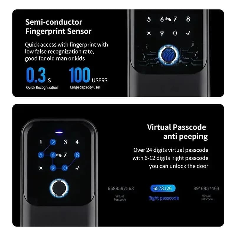 TTlock Smartkey Lock Box Wireless Electronic Key Safe with Digital Code App Cont