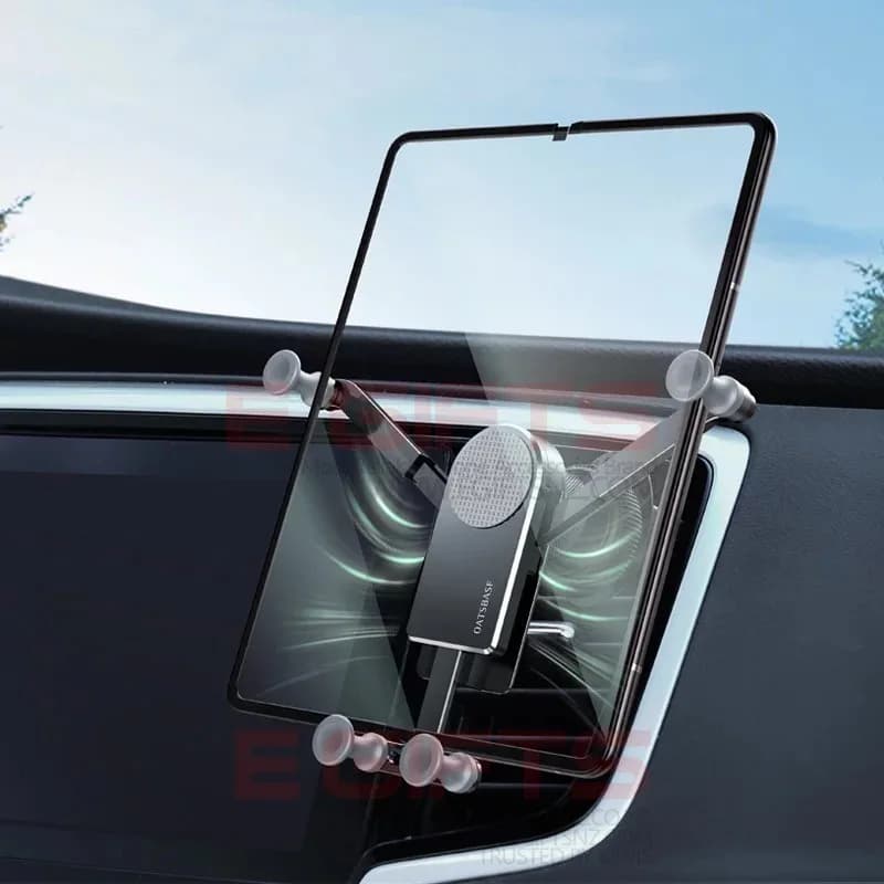 Oatsbasf Folding Screen Car Phone Holder Air Vent Phone Tablet