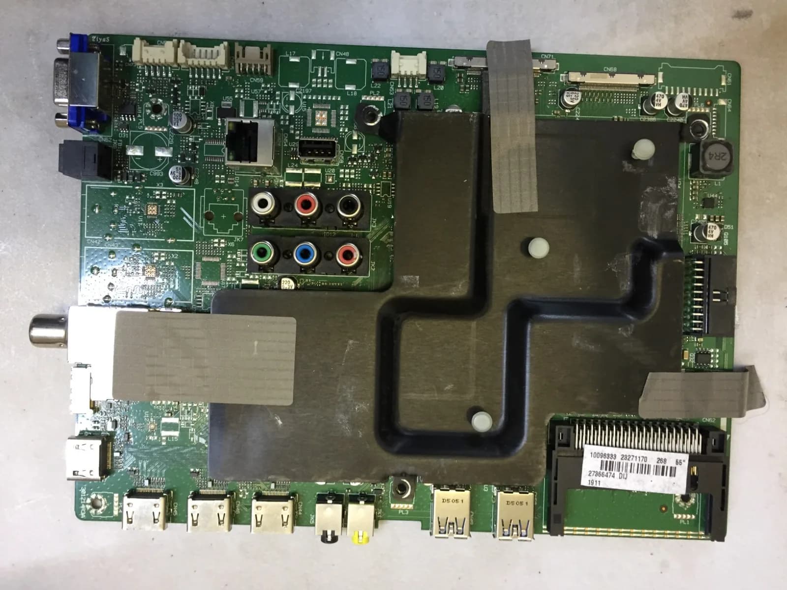 MAIN MOTHERBOARD FOR FOR PANASONIC TX-55CX400B TV WORKING