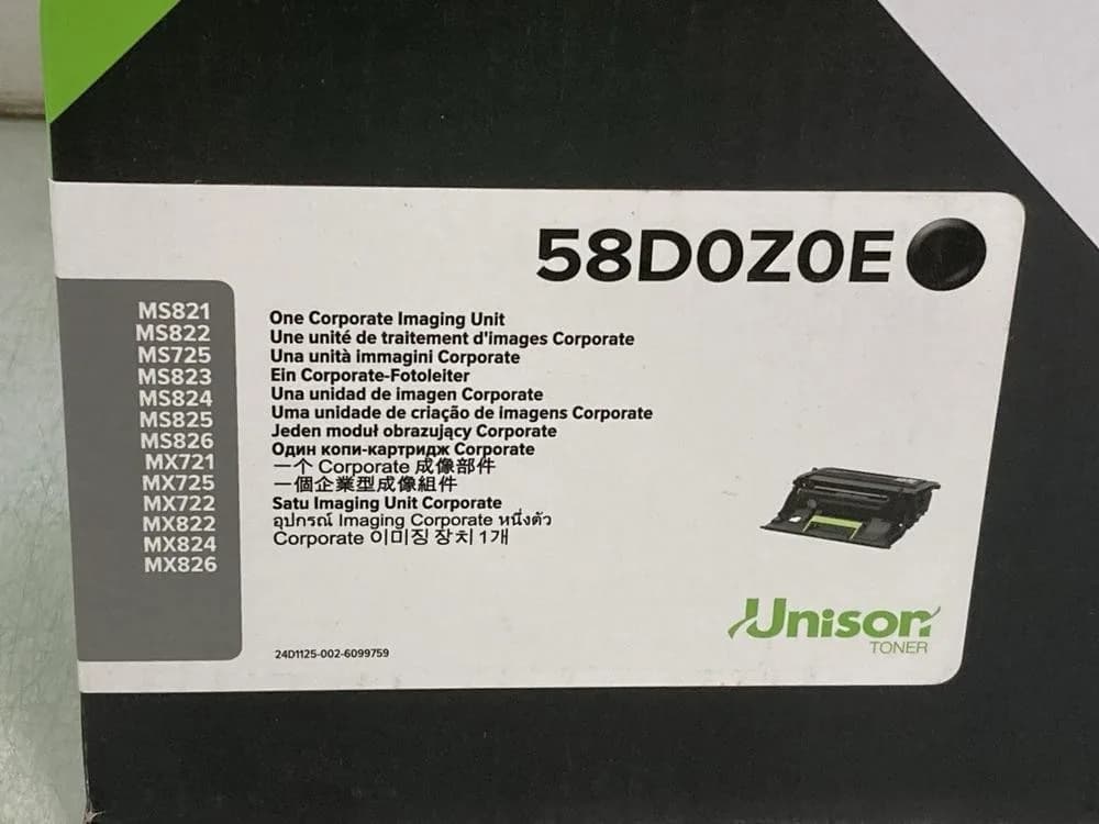 Genuine Lexmark 58D0Z0E Black Imaging Unit for Lexmark MS826, MX826