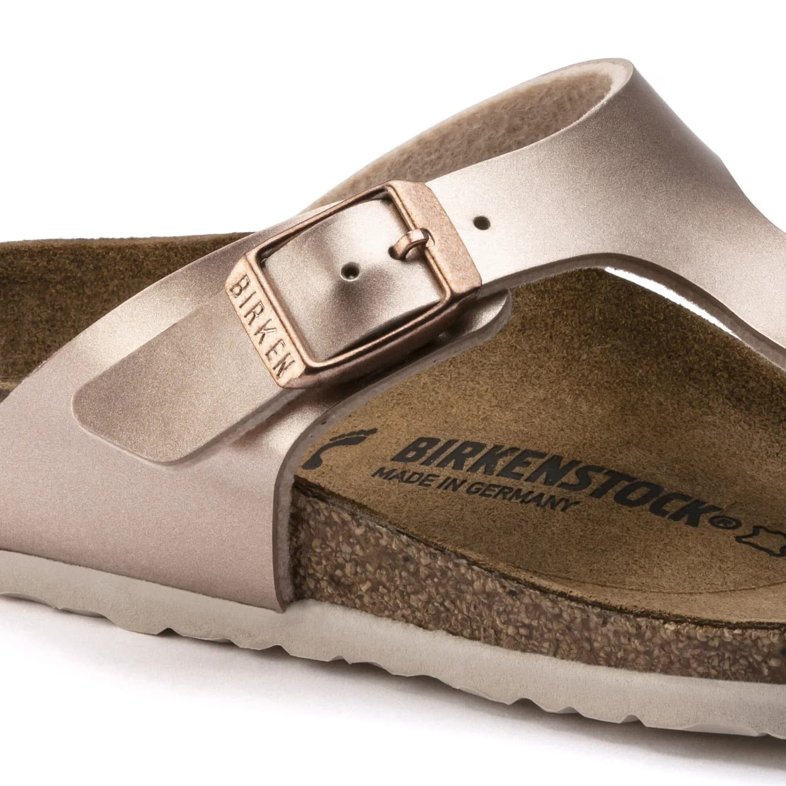 Birkenstock Gizeh Kids Magic Electric Metallic Copper sandals UK 1