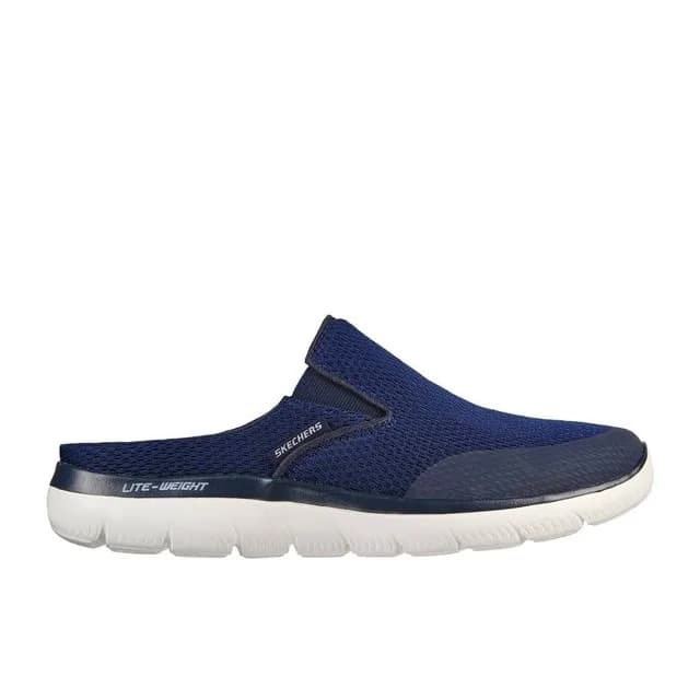 Skechers Summits Vindicator Mens Mule Trainers Memory Foam Navy 232296 UK 7.5