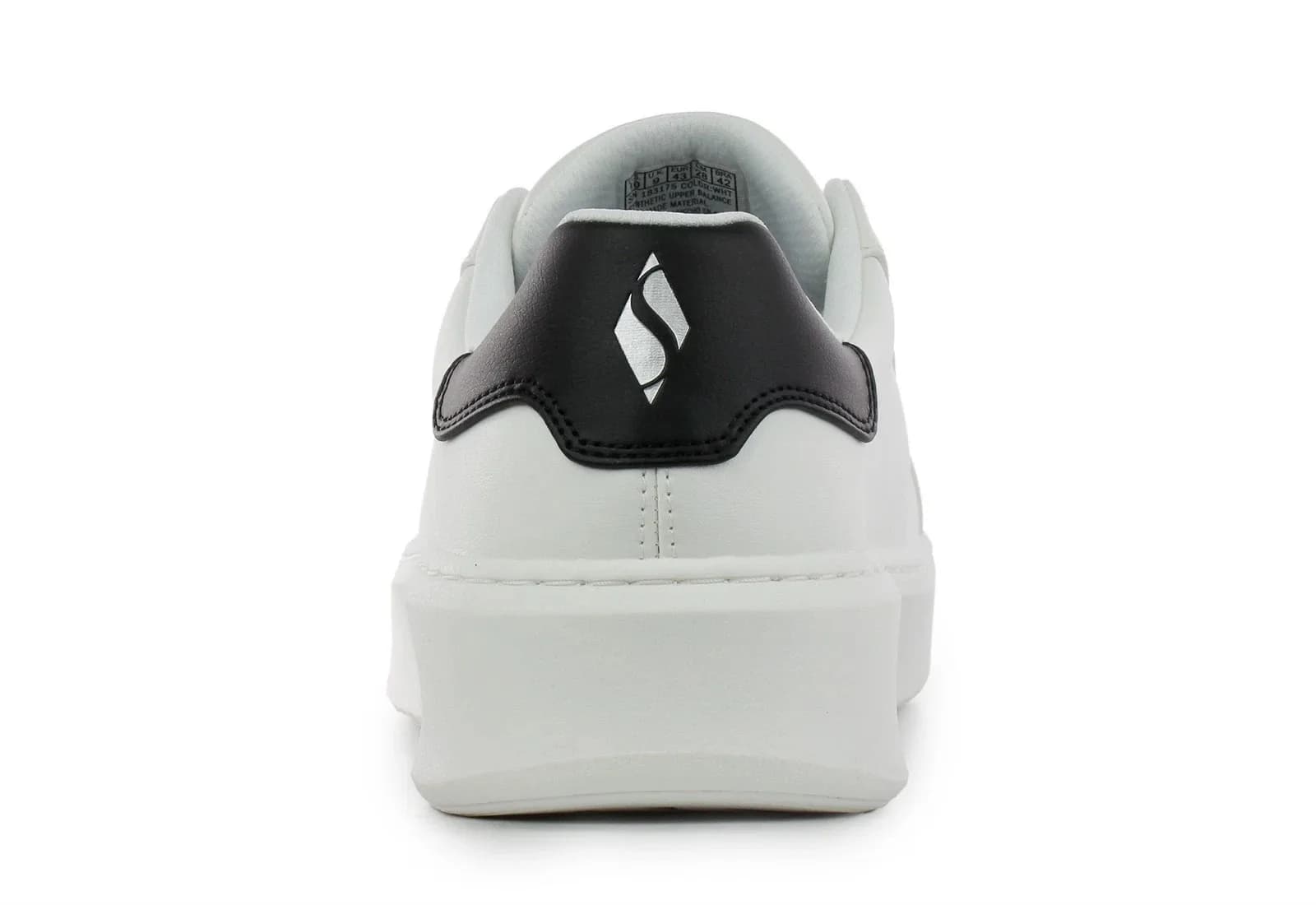 Skechers Court Break Suit Sneaker Mens UK 9 EU 43 White Memory Foam Trainers