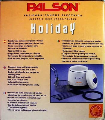 Palson Holiday Deep Fryer and Fondue