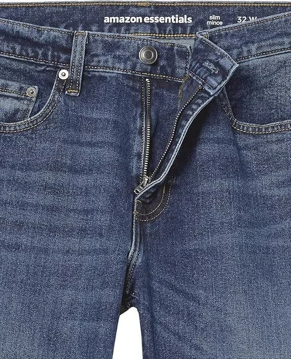Amazon Essentials Men's Slim-Fit Jeans Medium Wash 36W 28L