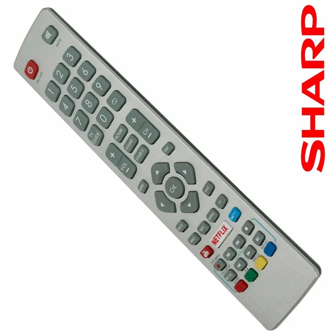 Sharp Aquos Smart TV Remote Control Replacement Netflix YouTube SHW/RMC/0115