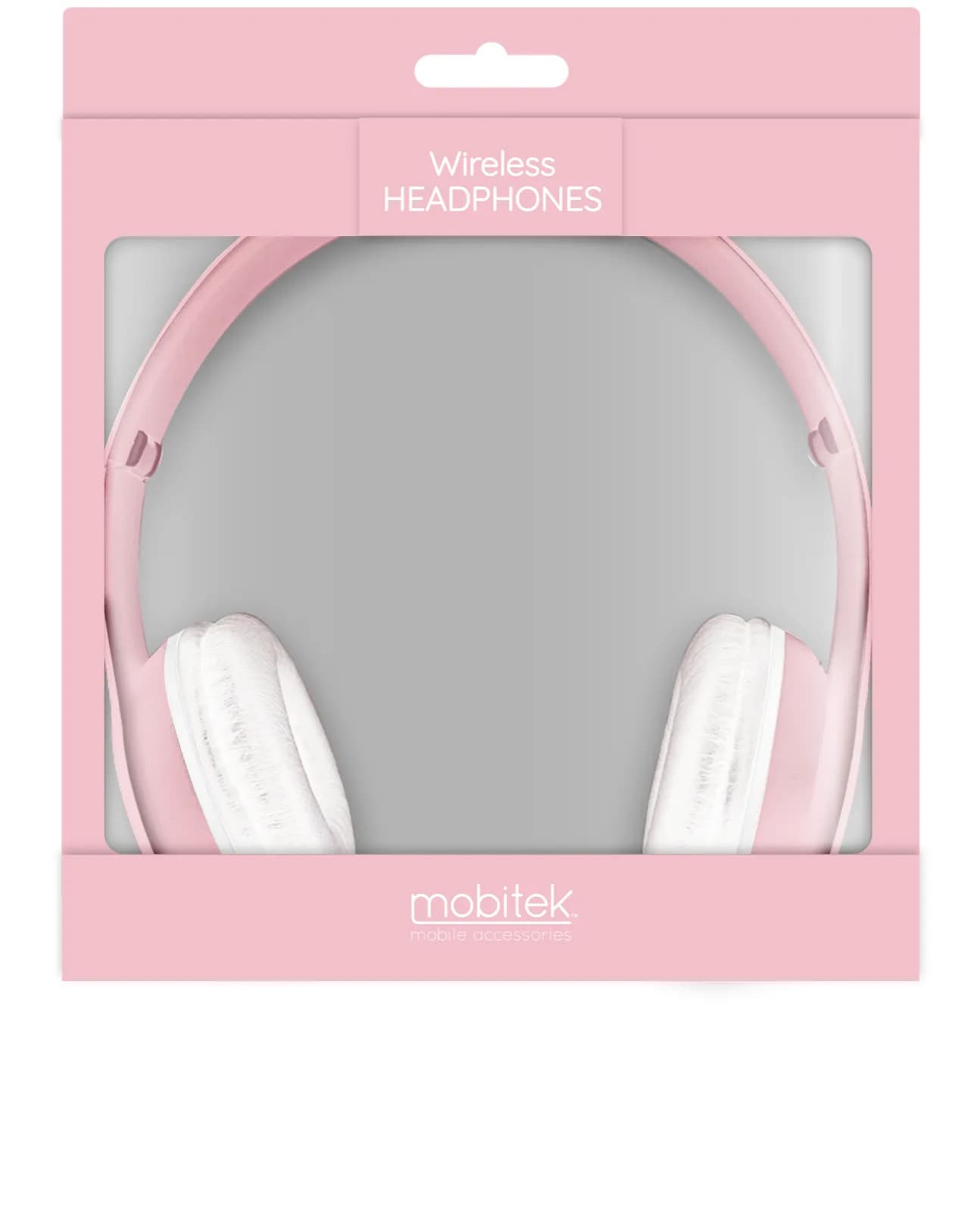 Mobitek Wireless Headphones 6 Hours Play Time Bluetooth Wireless Connection Pink