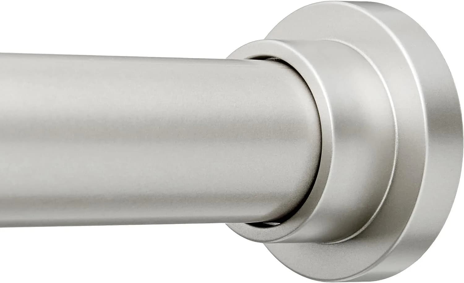 Amazon Basics Adjustable Indoor/Outdoor Tension Curtain Rod 91.4 to 137cm Nickel