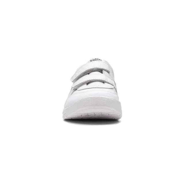 CLARKS CICA STARS WHITE KIDS TRAINERS – UK 11.5 G