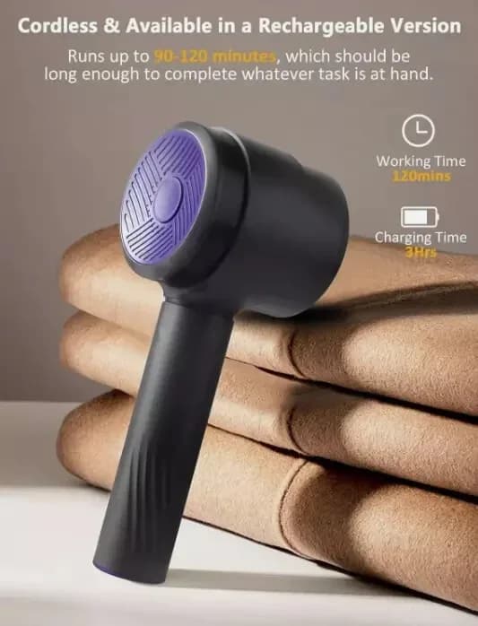 Electric Rechargeable Lint Remover Magnetic Adsorption & Powerful Suction