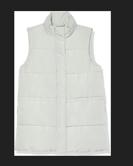 Amazon Aware Women's Relaxed-Fit Water Repellent Recycled Polyester Puffer Vest