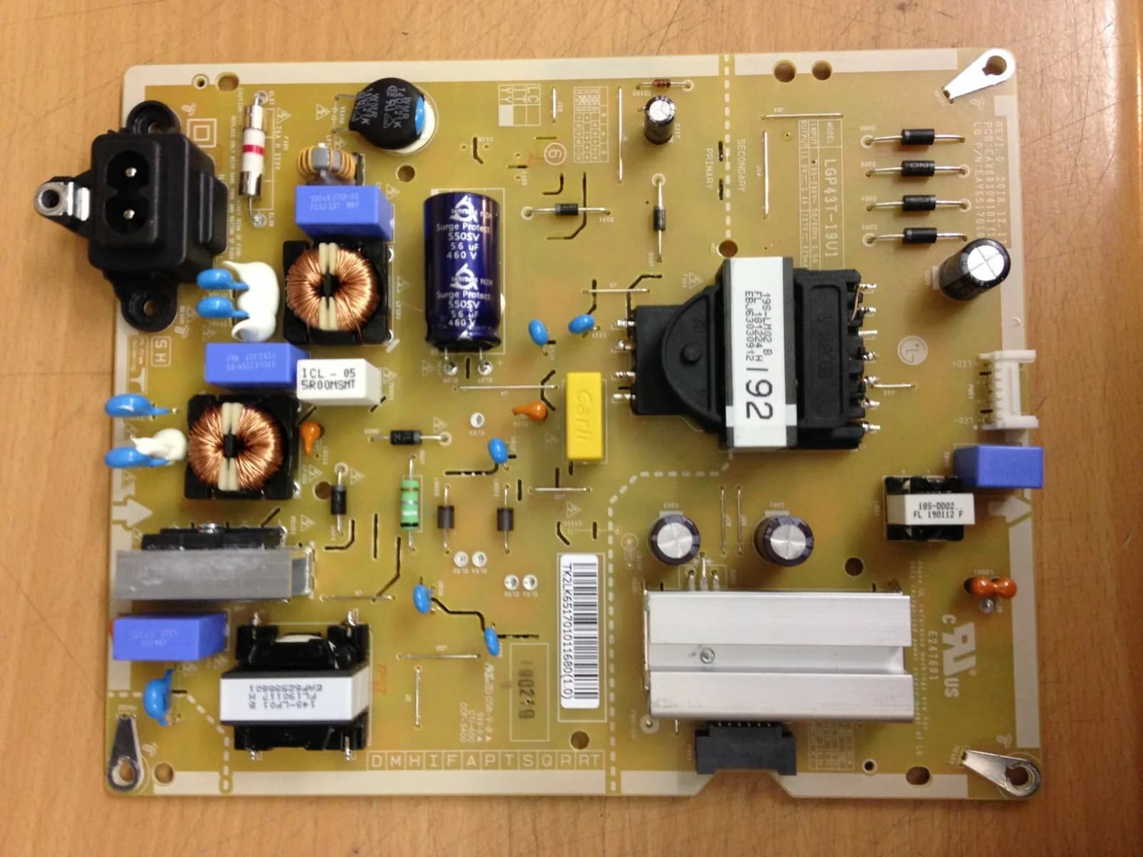 LG 43UM7500PLA 43" TV POWER PSU BOARD