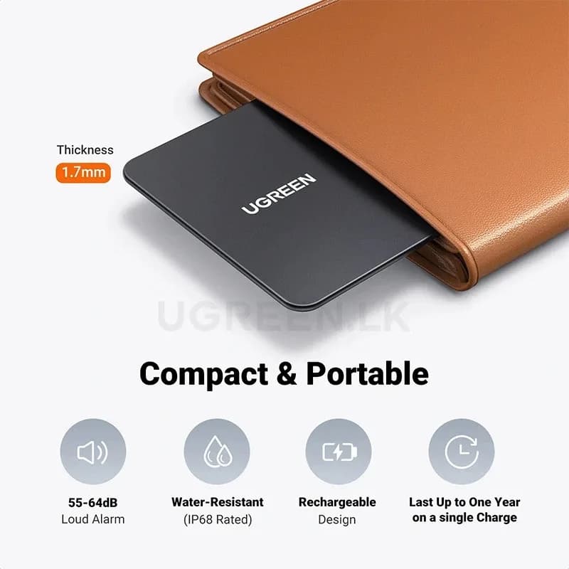UGREEN Smart Bluetooth Finder / FineTrack Slim – Apple Find My – CM817
