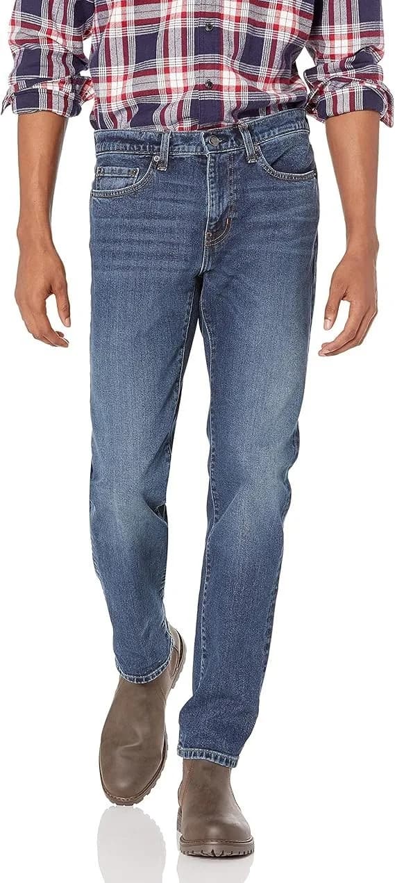 Amazon Essentials Men's Slim-Fit Jeans Medium Wash 36W 28L