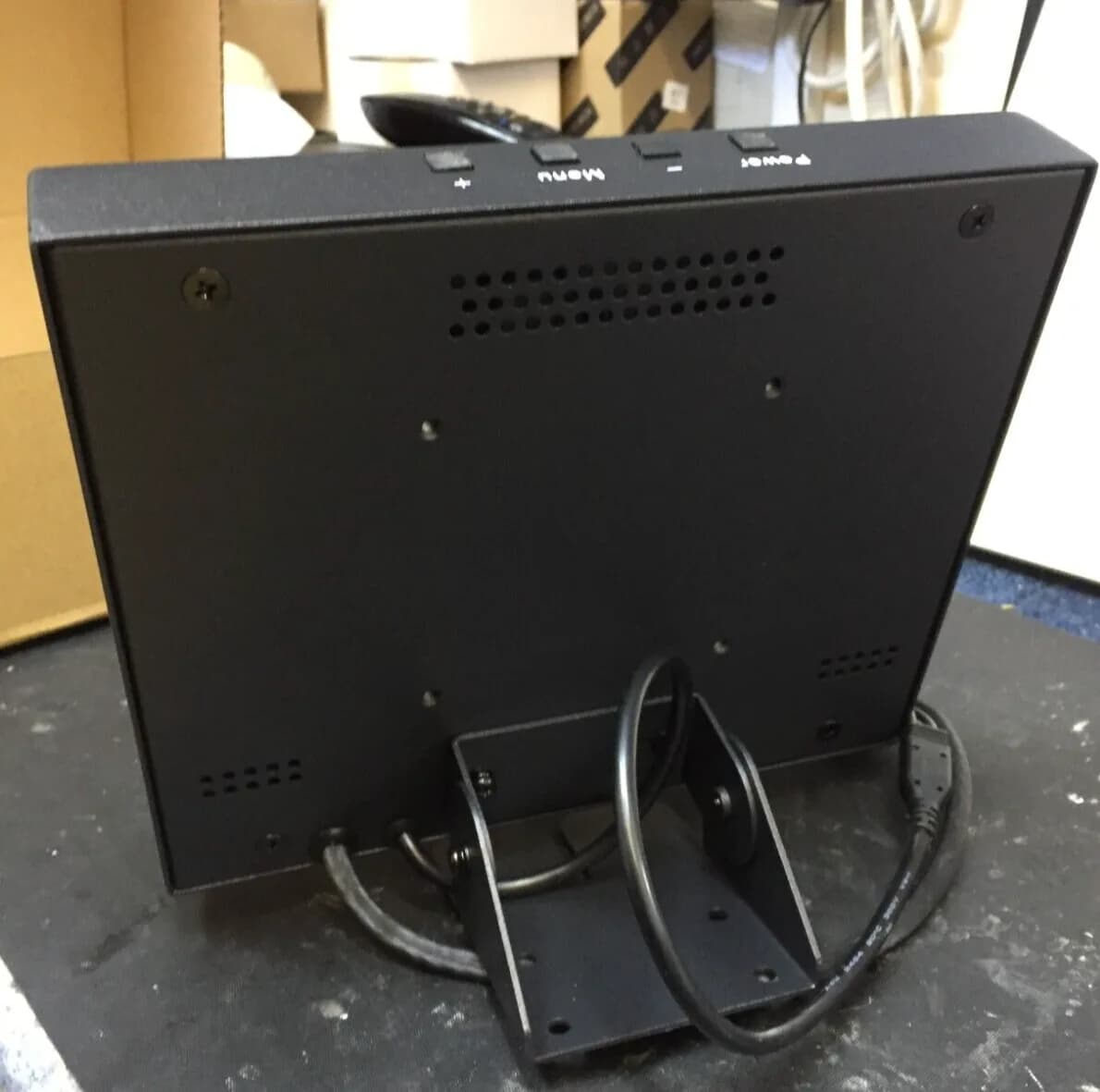 8" LED Monitor Metal Case Glass Front VGA BNC & Remote Control 800 x 600 PIXELS