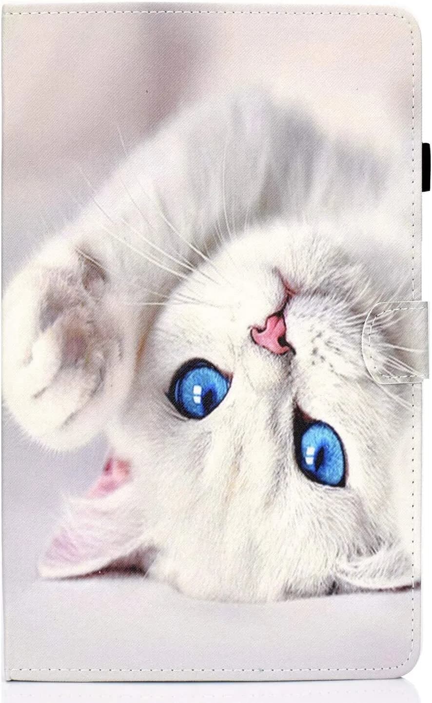 Cat Design flip Book Cover for Samsung Galaxy Tab A7 10.4" 2020 SM-T500 T505