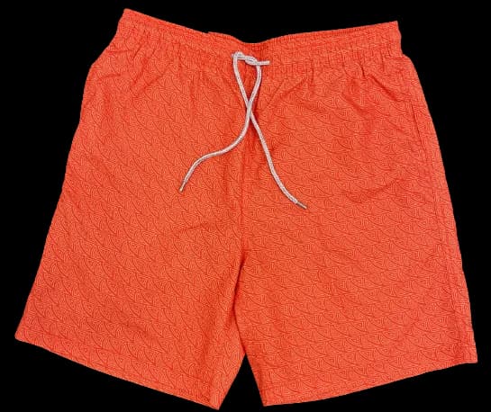 MENS KIRKLAND ACTIVE CASUAL BEACH SUMMER SHORTS ORANGE LARGE LIGHTWEIGHT