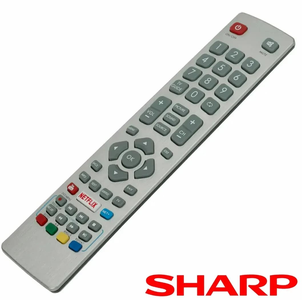 Sharp Aquos Smart TV Remote Control Replacement Netflix YouTube SHW/RMC/0115