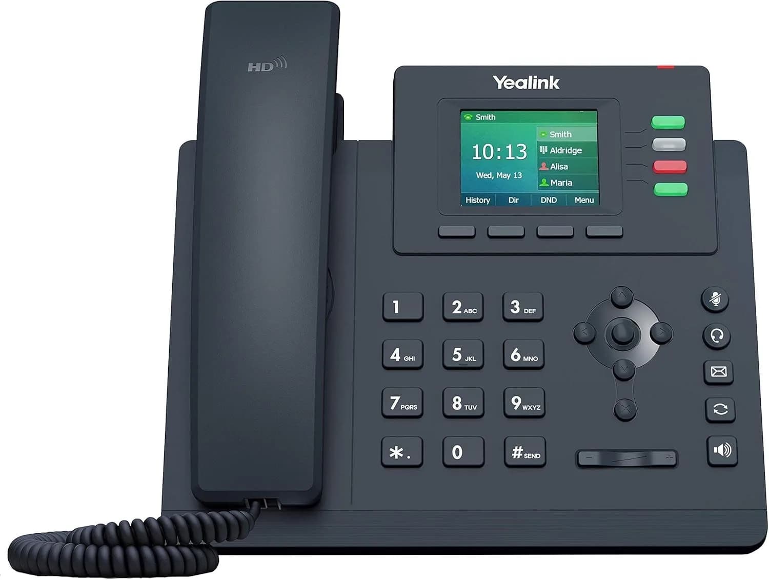 Yealink SIP-T33G Entry-level IP Power over Ethernet Corded Phone with 4 Lines