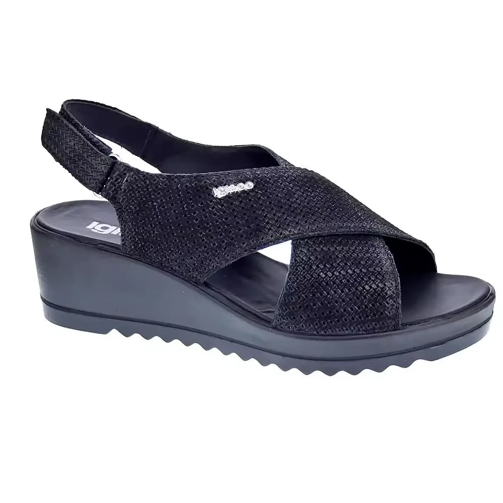 Igi & Co Women's Calypso Black Sandals UK SIZE 6