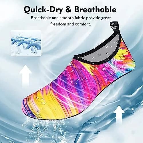 Womens Mens Water Shoes Barefoot Quick Dry Aqua Skin Socks for Beach Swim Pool