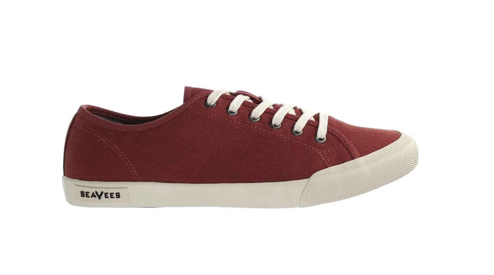 Women's Seavees Women's Monterey Classic Sneaker Red/Maroon Uk size 4