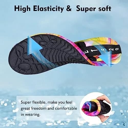 Womens Mens Water Shoes Barefoot Quick Dry Aqua Skin Socks for Beach Swim Pool